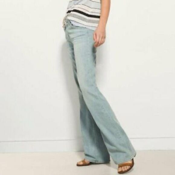 Massimo Dutti light washed wide leg jeans C25 - Picture 3 of 8